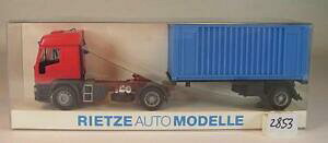 �y���������z�z�r�[�@�͌^�ԁ@�ԁ@���[�V���O�J�[ rietze 187 no 60404 iveco eurotech conteneur semiremorque neutre neuf dans sa boite 2853