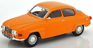 �y���������z�z�r�[�@�͌^�ԁ@�ԁ@���[�V���O�J�[ �I�����Wwbx124031 voiture coupe saab 96 v4 de 1970 de couleur orange