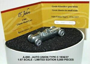 �y���������z�A�I�[�g���j�I���A�^�C�v�A�A�j�E���~�e�b�h�G�f�B�V����CMC, Auto Union, Type C, 1936-7, 1/87) LTD Edition