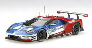 �y���������z�t�H�[�h�́��ʎ��ԃ��}���^�̃X�P�[���F���f��Ford Gt Lmgte Pro #67 2Nd Place 24H Le Mans 2017 TRUE SCALE 1:43 TSM430287 Model