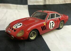 yz̍\zꂽtF[}EX{^Ń}NutXzCg^fAMR 1/43 HAND BUILT FERRARI 330 LMB LE MANS 1963 CLUB FRANCE WHITE METAL MODEL