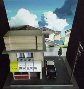 yzXƖg~JTCY1/64 Fujiwara Tofu Shop Initial D Led Lighting Tomica Size