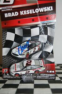 yzubh^CtH[h́FXP[̃_CJXgŌ`ꂽMTCBrad Keselowski #2 Discount Tire Ford 1:64 scale NASCAR Diecast AUTOGRAPHED