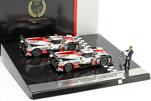 yzԃg^nCubhZbgIԃ}F_2-car Toyota ts050 Hybrid Set #8  #7 Finish 24h Lemans 2018 1:43 spark