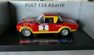 yztBAbgAog̏҃|gK[TFiat 124 abarth winner 1974 portugal rally sun star 1/18