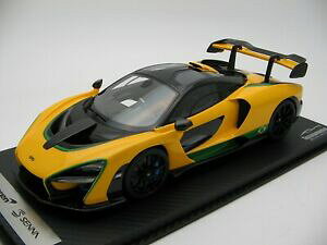 yzXP[̃}N[̃Zi̓uW̍̐FR[h1/18 Scale Tecnomodel McLaren Senna Brazil Flag Color 2018 code t18-ex07b