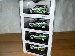 yz[̃VR_t@rAACĥׂĂ̂̊SȃZbg̉HRALLY 1/43 ABREX SKODA FABIA S2000 CIRCUIT OF IRELAND COMPLETE SET ALL FOUR