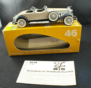 yzI?uv???{bNX^tF[gRio 46 ? DUESENBERG sj ? torpedo phaeton 1934 scoperia ? 1/43 ? box/in