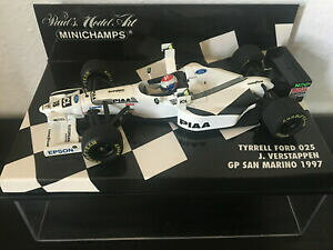 �y���������z�e�B�����t�H�[�h���E�t�F���X�^�b�y���i�j1/43 Tyrrell Ford 025 - #18 J. Verstappen (1997)