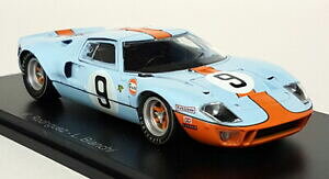 yzXP[tH[hpݗD}fJ[Hatchette 1/43 Scale - Ford GT40 #9 Gulf Winner Le Mans 1968 Resin Model Car