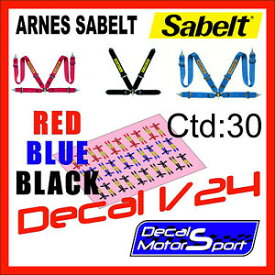 【送料無料】デカールベルトハーネスDecal 1/24 belt/harness Sabelt