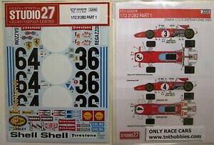 yzXebJ[FbtF[p[gStickers: 1/12 s27607 1970 Ferrari 312b2 Part 1