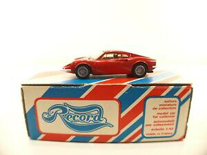 【送料無料】レコード・ディーノフェラーリクーペ組み立てと彩色ベル実現Record-dino ferrari 246 coup?-assembled and painted-belle realisation 1/43