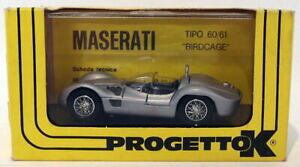 �y���������z�v���W�F�N�g�X�P�[���}�Z���e�B�}�Z���e�B�������V���o�[Project K 1/43 Scale 020-Maserati Birdcage 1961 ppresentazione-Silver