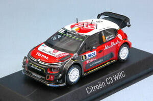 yzfJ[[XP[F_CJXgŌ`ꂽVgG̃cA[fModel Car Rally Scale 1:43 Norev Diecast Citroen C3 WRC N.8 5th Tour De