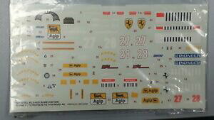 yzfJ[tF[Decal 1/24 Ferrari f1 412 t1