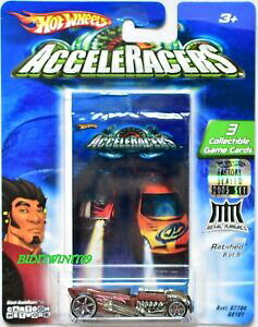 �y���������z�z�b�g�z�C�[�����h?�R��Hot Wheels 2005 Acceleracers Rat-Ified #8/9 Precinto de F?brica con +