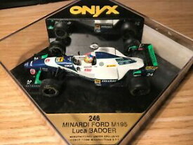 【送料無料】オニキス：ミナルディフォードルカ・バドエル（車の＃ONYX 1:43 MINARDI FORD M195 LUCA BADOER F1 GP CAR #24