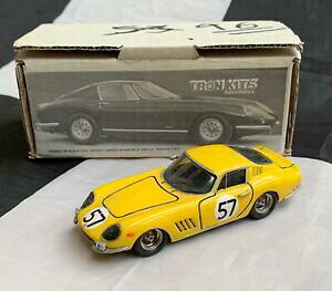 �y���������z�חY��̍\�z���ꂽ�t�F���[�����}���z���C�g���^�����f��������TRON TAMEO HAND BUILT 1/43 FERRARI 275 GTB LE MANS 1966 WHITE METAL MODEL BOXED