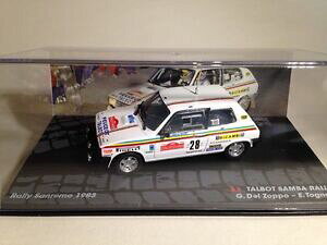 yz[[TFXP[̐VTalbot Samba Rallye G.Del Zoppo - E.Tognana Rally Sanremo 1983 1:43 Scale New