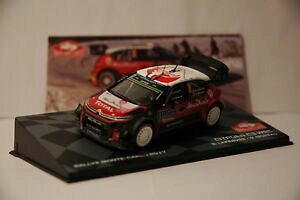 yzԂ̃[}EgJVgGEtF[u[nԍlbg[N@\Car Rally Mounted Carlo 2017 Citroen C3 WRC S.Lefebvre/G.Moreau 1/43 Ixo