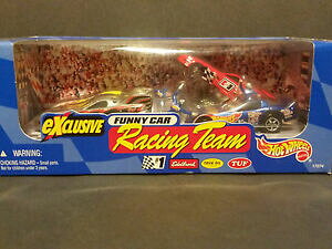 �y���������z�r���I�Ȃ��������J�[�E���[�V���O�E�`�[���̃z�b�g�z�C�[���A�p�b�NExclusive Funny Car Racing Team Hot Wheels, 1997 4 Pack