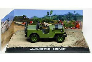 �y���������z�z�r�[ �E�͌^�ԁE�o�C�N ���[�V���O�J�[ �W�F�[���Y�{���h�E�B���X�W�[�v�I�N�g�v�b�V�[�C�[�O�����Xjames bond 007 willys jeep m606 octopussy 143 eaglemoss