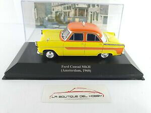 �y���������z�z�r�[ �E�͌^�ԁE�o�C�N ���[�V���O�J�[ �t�H�[�h�A���X�e���_���^�N�V�[�X�P�[���A���^��ford consul mkii amsterdam taxi 1960 143 scale altaya