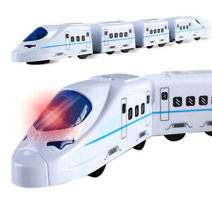 yzzr[ E͌^ԁEoCN [VOJ[ LbYGNgbNtbV~[WbNjo[Tfkids electric flash music universal high speed harmonious train model toys gifts