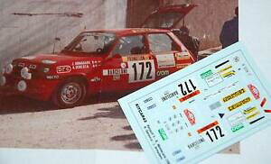 �y���������z�z�r�[ �E�͌^�ԁE�o�C�N ���[�V���O�J�[ �f�J�[���f�J�[�����m�[�J�b�v�A���}�_�������e�J���������[decal decals 143 renault 5 cup j armadans monte carlo rally 1983