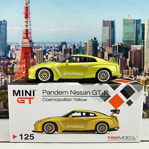 yzzr[ E͌^ԁEoCN [VOJ[ ~jpfEBORX|^CG[mini gt 164 pandem nissan gtr r35 gt wing cosmopolitan yellow rhd mgt00125r