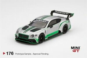 yzzr[ E͌^ԁEoCN [VOJ[ xg[R`l^v[e[VVo[fJ[mini gt 164 bentley continental gt3 presentation rhd silver model car