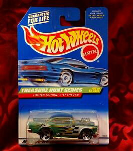 �y���������z�z�r�[ �E�͌^�ԁE�o�C�N ���[�V���O�J�[ �z�b�g�z�C�[���g���W���[�n���g�V�F�r�[hotwheels 1998 treasure hunt 57 chevy