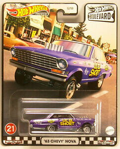 yzzr[ E͌^ԁEoCN [VOJ[ zbgzC[AC_[VFr[m@hot wheels 2021boulevardreal rider 21 63 chevy nova