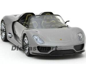 yzzr[ E͌^ԁEoCN [VOJ[ |VFOWIvb\t\I[gf_EF[porsche 918 spyder grigio 124 pressofuso auto modello da welly 24031