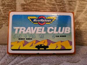 �y���������z�z�r�[ �E�͌^�ԁE�o�C�N ���[�V���O�J�[ �}�C�N���}�V���~�j�g���x���N���u�J�[�hmicro machines mini travel club card