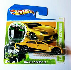 �y���������z�z�r�[ �E�͌^�ԁE�o�C�N ���[�V���O�J�[ �z�b�g�z�C�[�������{���M�[�j�G�X�g�[�N�I�[���X�^�[�Y�t���[�|�X�ghotwheels lamborghini estoque hw all stars 12 freepost uk