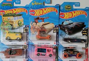 �y���������z�z�r�[ �E�͌^�ԁE�o�C�N ���[�V���O�J�[ �z�b�g�z�C�[�����b�ghotwheels cartoon cars lot of 6