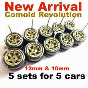yzzr[ E͌^ԁEoCN [VOJ[ S^CC_[Rh{~[gtBbgzbgzC[Zbg164 rubber tires real riders comold revo 10 amp; 12 mm fit hot wheels 5 sets