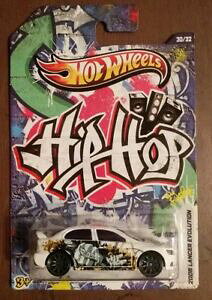 【送料無料】ホビー ・模型車・バイク レーシングカー ホットホイールエボリューションヒップホップホワイトhot wheels 2008 mitsubishi evolution hip hop white free us shipping