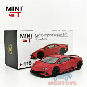 yzzr[ E͌^ԁEoCN [VOJ[ ~j{M[jEJb\fJ[mini gt 164 lamborghini huracan evo rosso mars red lhd model car