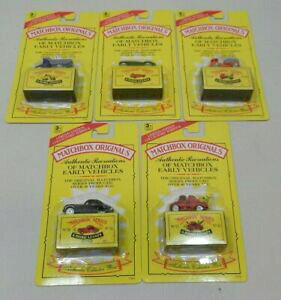 yzzr[ E͌^ԁEoCN [VOJ[ }b`{bNXIWiYRXj[J[hZbgV[Ymatchbox originals a moko lesney 1992 6 13 19 26 32 on card noc set series
