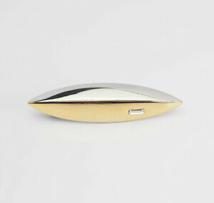 yzzr[ E͌^ԁEoCN [VOJ[ lBe[W_jYg[^KXu[`monet vintage modernist abstract two tone metal and glass brooch