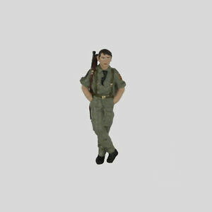 yzzr[ E͌^ԁEoCN [VOJ[ AJzCg^tBMAus army sergeant white metal figure 143