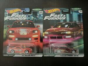 yzzr[ E͌^ԁEoCN [VOJ[ zbgzC[}c_hot wheels nissan 240sx and 95 mazda rx7 fast amp; furious