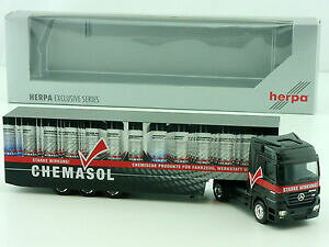 【送料無料】ホビー ・模型車・バイク レーシングカー ヘルパメルセデスアクトロスケマソルセミherpa mb mercedes actros chemasol strong effect semi sz ovp 14112013