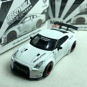 【送料無料】ホビー ・模型車・バイク レーシングカー モデルスカイラインワークスマットホワイト164 tsm model minigt nissan skyline lb works gtr r35 matte white rhd