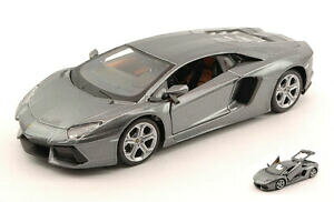 yzzr[ E͌^ԁEoCN [VOJ[ {M[jAF^h[Vo[f}CXglamborghini aventador lp7004 2011 silver 124 model maisto
