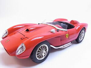 �y���������z�z�r�[ �E�͌^�ԁE�o�C�N ���[�V���O�J�[ �u�u���S�t�F���[���e�X�^���b�T���f���J�[70965 bburago ferrari 250 testarossa 1957 in red approx 24 cm model car 118