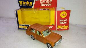 yzzr[ E͌^ԁEoCN [VOJ[ fBL[W[o[g{G^bgIW{bNXdinky toys gb ref 192 range rover tres bon etat origin box d